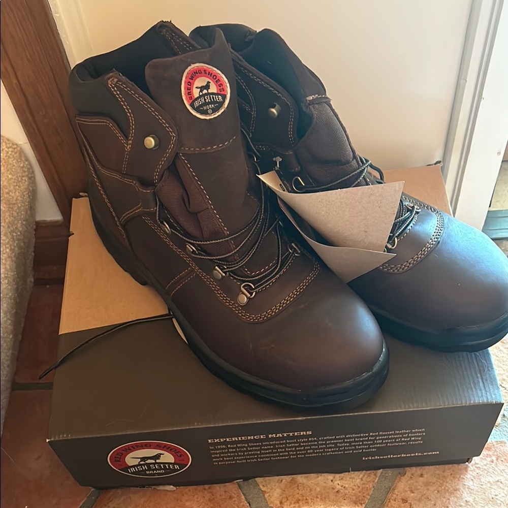 Irish Setter Brown Work Boots